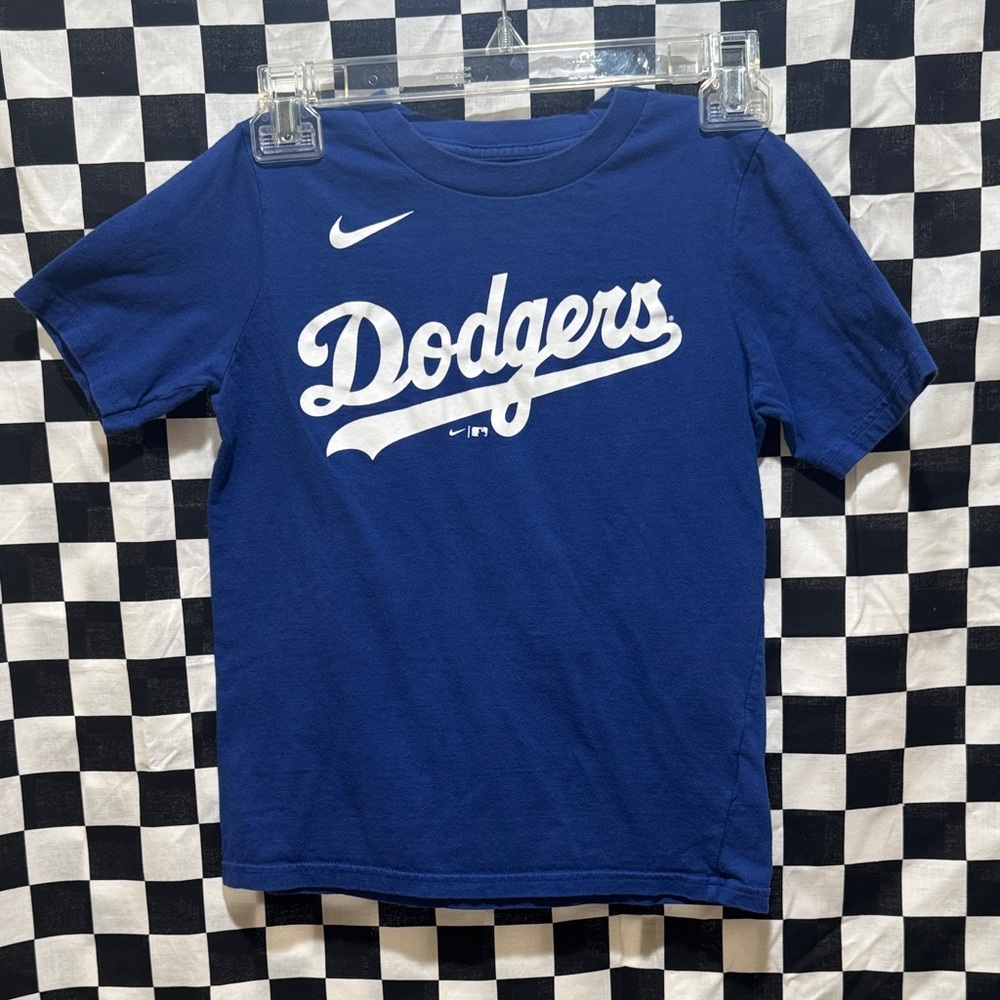 Nike Kids Blue Dodgers Cody Bellinger Tee